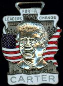 #PL061 - Enameled  Jimmy Carter Fob