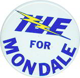 #PL105 - IUE for Mondale Pinback