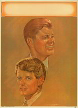 #PL110 - Very Large John and Robert Kennedy Print