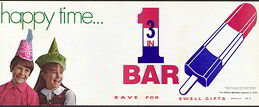 #SIGN072 - Popsicle 3 in 1 Bar Poster