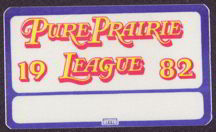 #MUSIC034  - 1982 Pure Prairie League OTTO Backstage Pass