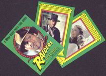 #ZZA128 - Complete Topps 88 Card Raiders of the Lost Ark Card Set