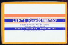 #CS133 - Lents Rexall Pharmacy Box