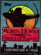 #ZZA054 - Pack of Topps 1991 Robin Hood Prince of Thieves Cards