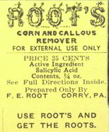 #CS182 - Roots Corn and Callous Remover Box