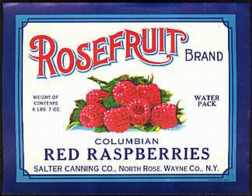 #ZLC023 - Rosefruit Red Raspberries Label