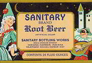 #ZLS048 - Sanitary Brand Root Beer Label
