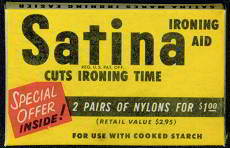 #CS120 - Full  Box of Satina Ironing Aid Product