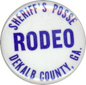 #BA045 - Sheriff's Posse Rodeo Pinback