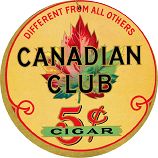 #SIGN013 - Canadian Club 5 Cent Cigar Sign