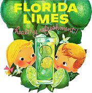 #SIGN017 - Two-Sided Paper Florida Limes Sign