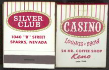 #TM088 - Silver Club Casino Front Cover Striker Match Pack