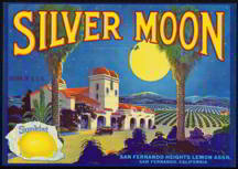 #ZLC154 - Silver Moon Sunkist Lemon Crate Label