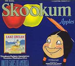 #LC009 - Skookum Apple Crate Label
