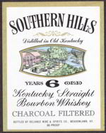#ZLW096 - Southern Hills Kentucky Whiskey Label