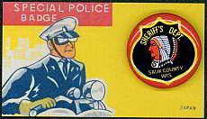#TY146 - Carded Special Police Badge