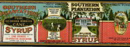 #ZLCA100 - Huge Southern Plantation Syrup Pail Label