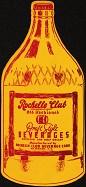 #SOZ019 - Rochelle Club Two Sided Fan Hanger Sign