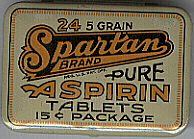 #CS001 - Spartan Aspirin Tin