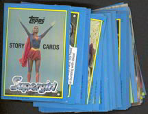 #ZZA102 Complete Mint Set of 1984 Supergirl Sticker Cards
