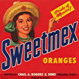 #ZLC004 - Group of 3 Sweetmex Orange Crate Labels