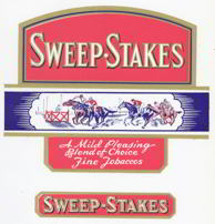 #ZLSC058 - Sweep-Stakes Cigar Label