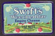 #ZLP068 - Swift's Wee Cheddar Empire Cheese Label