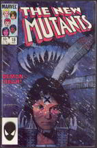 #COMIC025  - #18 Issue of The New Mutants Comic