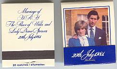 #TM031 - Matches Celebrating Royal Wedding