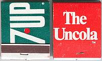 #TM033 - 7up Uncola Unused Match Pack