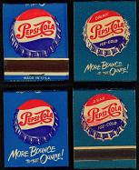 #TM035 - Two Different More Bounce to the Ounce Pepsi Match Packs
