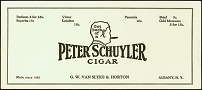 #ZZTO021 - Group of 3 Peter Schuyler Advertising Cigar Blotters