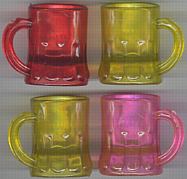 #TY083 - Group of 5 Carnival Prize Toy Beer Mugs