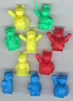 #TY086 - Group of 10 Carnival Prize Cats