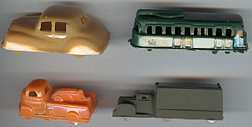 #TY087 - Group of 10 Hard Plastic Toy Vehicles