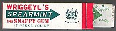 #TY112 - Group of 3 Wrigley's gum  Spearmint Snappy Gum Tricks