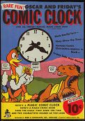 #TY123 - Comic Clock Toy with Captain Marvel and Others