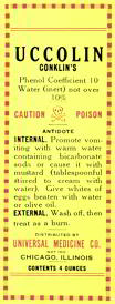 #CS184 - Uccolin Antiseptic Box with Skull and Crossbones