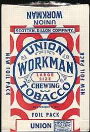 #TO005 - Group of 4 Union Workman Tobacco Bags