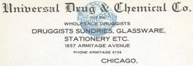 #ZZZ014 - Turn of the Century Universal Drug Letterhead