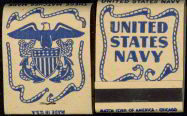 #TM056 - Full Book of  United States Navy Matches