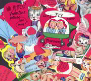 #HH087 - Group of 6 different 1950s Valentines