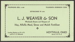 #ZZZ030 - Weaver Wholesale Buyer Ink Blotter