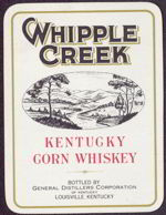 #ZLW078 - Whipple Creek Kentucky Whiskey Label