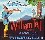 #LC002 - William Tell Apple Crate Label