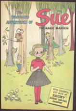 #COMIC023  - 1957 Sacony Sue the Magic Manikin Comic - Doll Cutouts