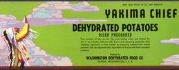 #ZLCA093 - Yakima Chief Dehydrated Potatoes Can Label