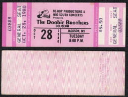 ##MUSICBPT0075 - 1980 Doobie Brothers Concert Ticket