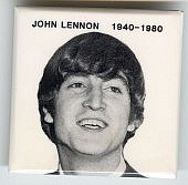 ##MUSICBQ0034 - John Lennon Memorial Pinback fr...