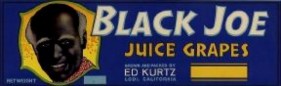 #ZLSG031 - Black Joe Grape Crate Label